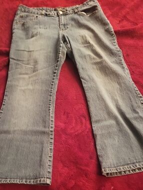 Angels Light Blue Flare Jeans